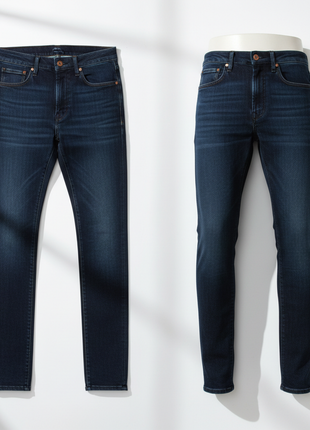 Slim Fit Dark Wash Jeans